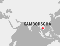 Landkarte Kambodscha