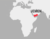 Landkarte Jemen
